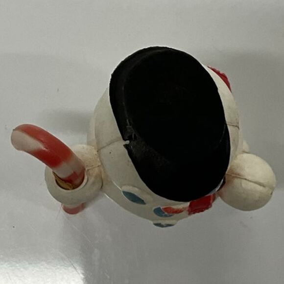 Vintage Snowman Table Top Figurine 50's Blow Mold 4.5" Hard Plastic Stand Alone - Picture 4 of 8